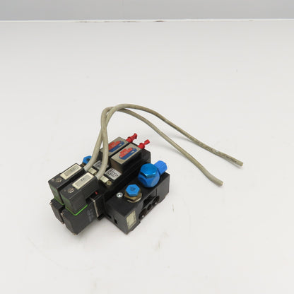 Burkert MKEN 5470 2 Way Solenoid Pneumatic Valve Assembly 24VDC Coil