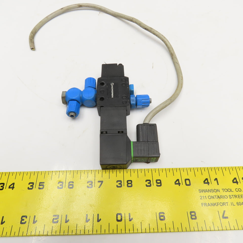 Norgren V19A317AB200A 2 Way Pneumatic Solenoid Valve 24VDC Coil G1/8 Ports
