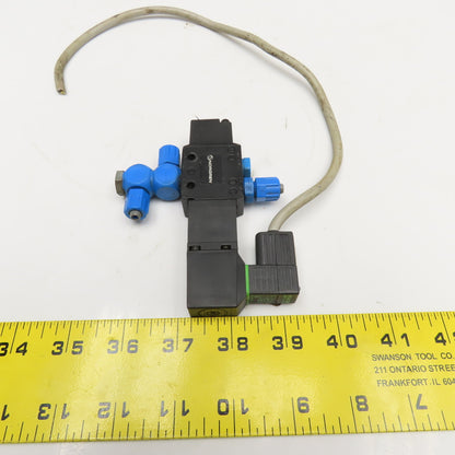 Norgren V19A317AB200A 2 Way Pneumatic Solenoid Valve 24VDC Coil G1/8 Ports