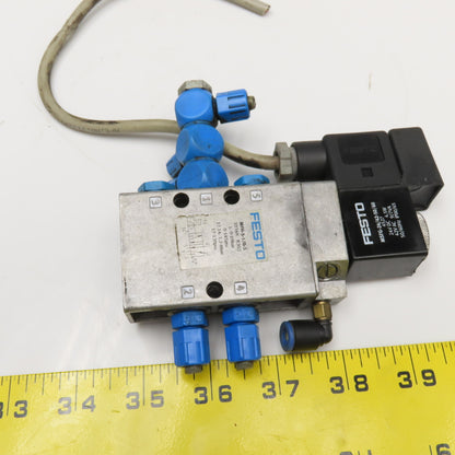 Festo MFH-5-1/8-S 5/2 Way Pneumatic Directional Valve Single Solenoid 24VDC
