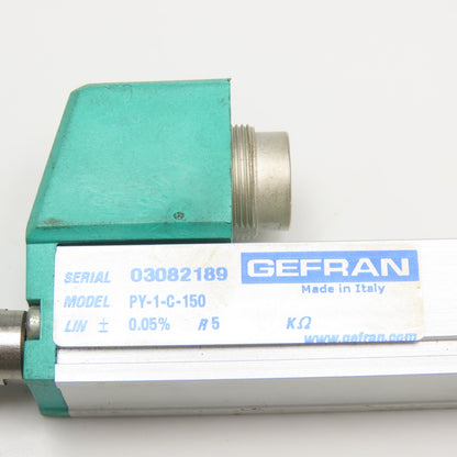 Gefran PY-1-C-150 Linear Displacement Transducer Lin +/- 0.05% Parts/Repair