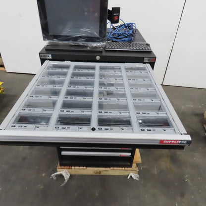 SupplyPro SupplyLink 11 Drawer Inventory Management Lista Cabinet W/Smart Drawer