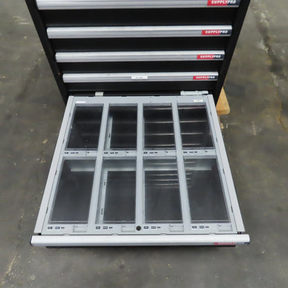 SupplyPro SupplyLink 11 Drawer Inventory Management Lista Cabinet W/Smart Drawer