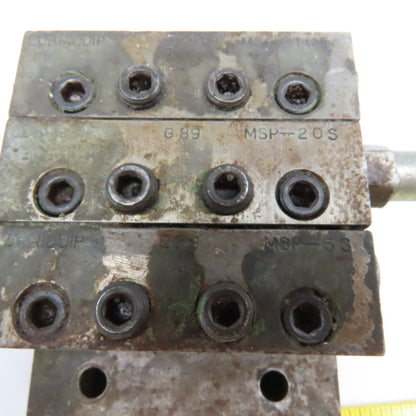 Trabon Lubriquip MSP-5S MSP-20S Modular Lubrication Divider Valve Assembly