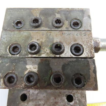 Trabon Lubriquip MSP-5S MSP-20S Modular Lubrication Divider Valve Assembly