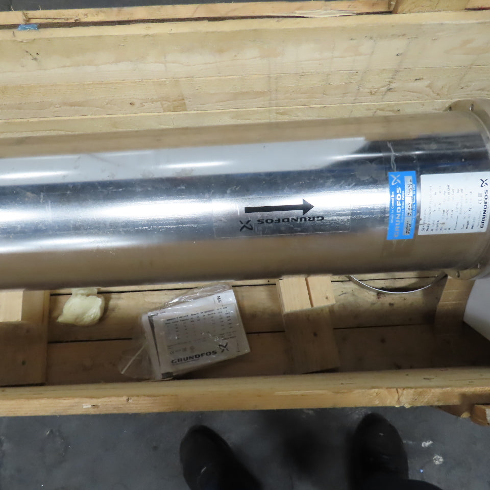 Grundfoss BM30-27-NE SS High Pressure Liquid Booster Pump 50HP 159GPM 965 Ft H