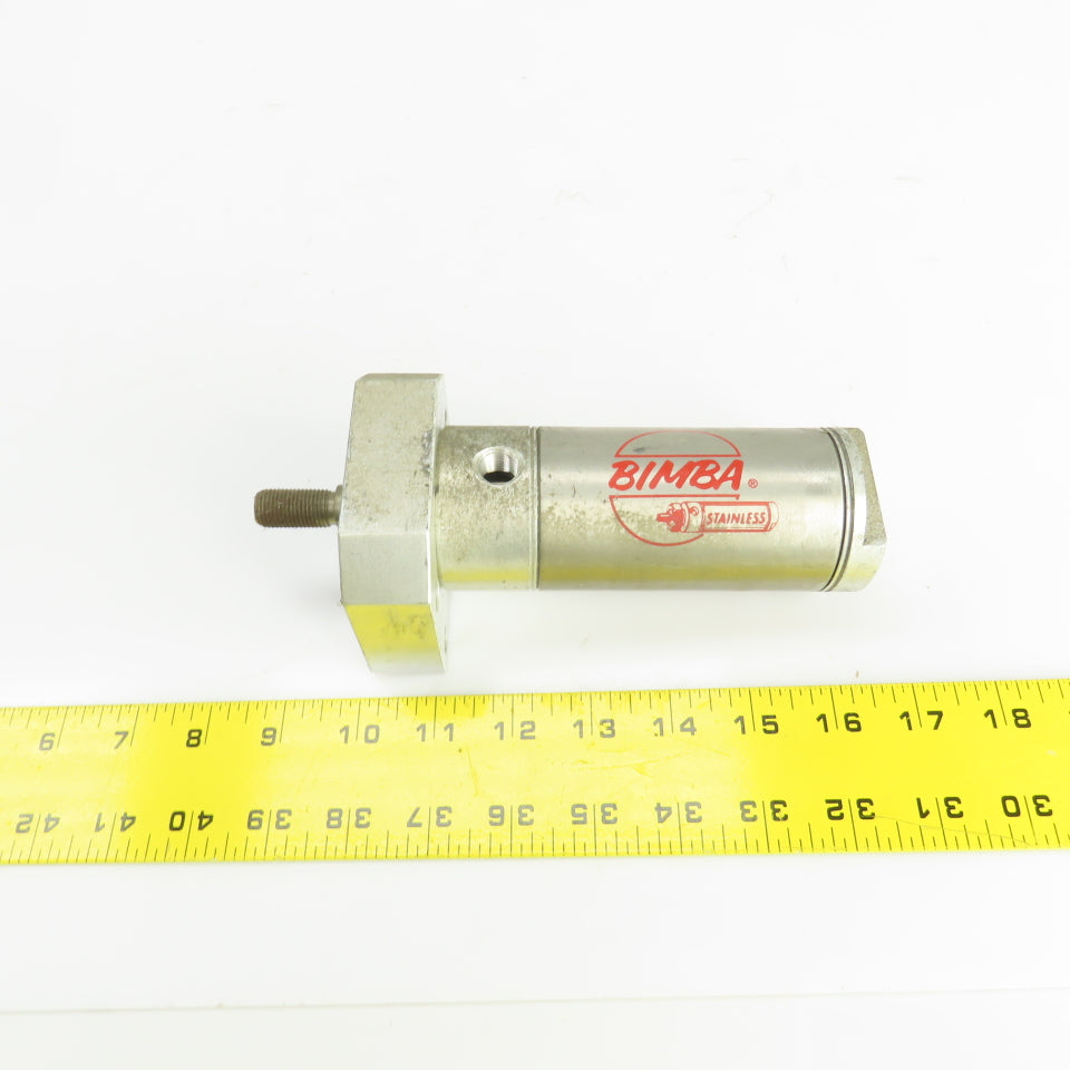 Bimba MRS-311-5-D Stainless Double Acting Pneumatic Cylinder 1" Stroke 2" Bore