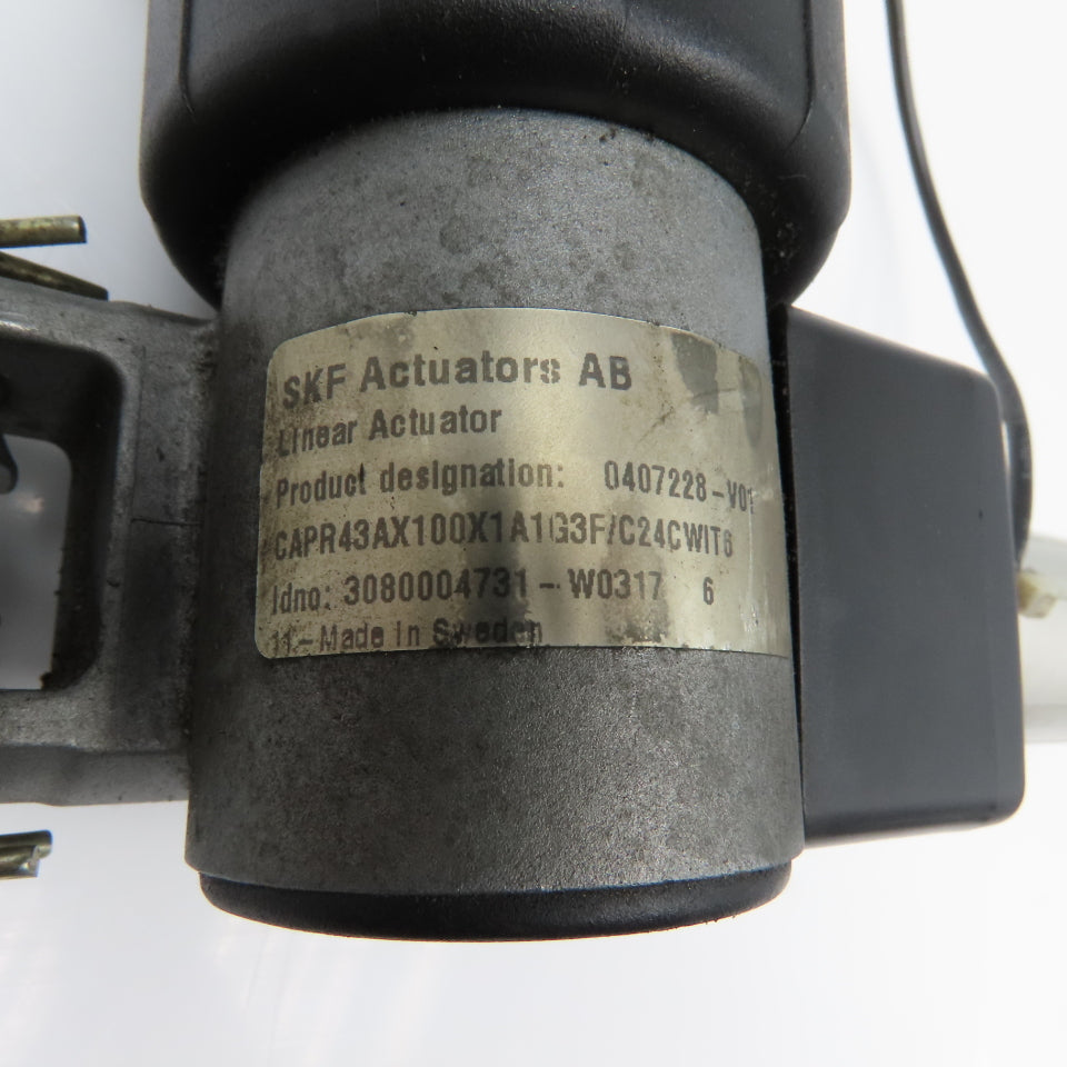 SKF CAPR43AX100X1A1G3F Linear Actuator 4" Stroke 24VDC