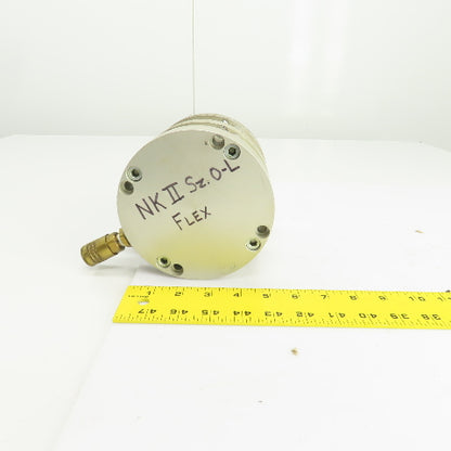 Bimba F02-1251.25 Flat-1 SS 2 Stage Pneumatic Cylinder 1-1/4" Stroke 4" Bore