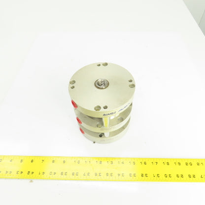 Bimba F02-1251.25 Flat-1 SS 2 Stage Pneumatic Cylinder 1-1/4" Stroke 4" Bore