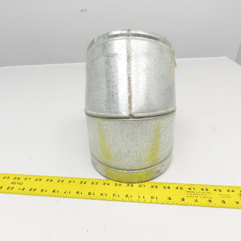 2 Wall Galvanized Stove Flue Elbow 45° Pipe 8" x 5"