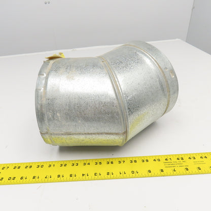 2 Wall Galvanized Stove Flue Elbow 45° Pipe 8" x 5"