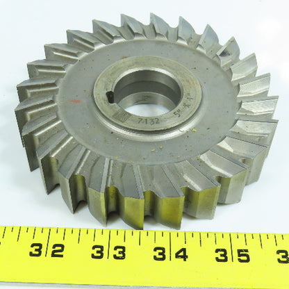 ITW 4-7/8" x 1" Side Milling Cutter Straight 24 Tooth 1-1/4" Arbor
