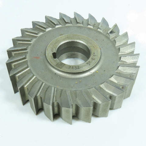 ITW 4-7/8" x 1" Side Milling Cutter Straight 24 Tooth 1-1/4" Arbor