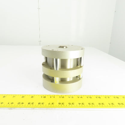 Bimba F02-1251 Flat-1 Stainless 2 Stage Pneumatic Cylinder 1" Stroke 4" Bore