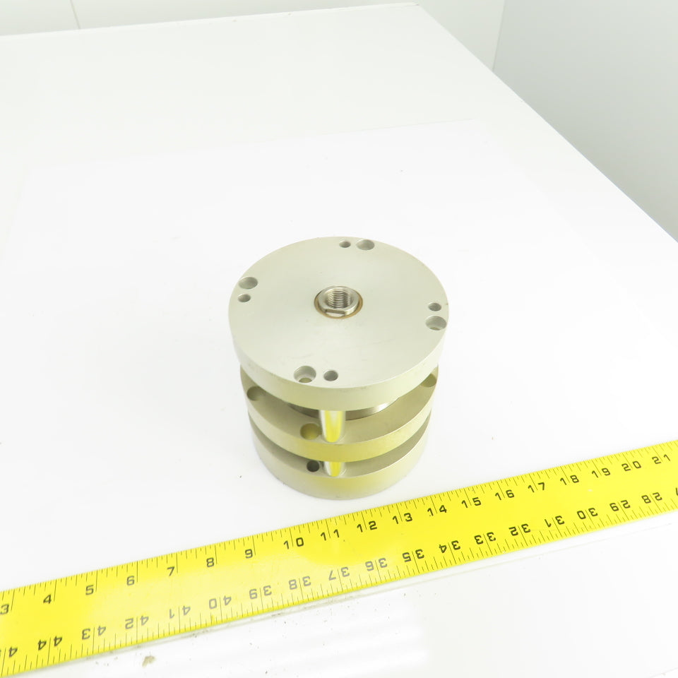 Bimba F02-1251 Flat-1 Stainless 2 Stage Pneumatic Cylinder 1" Stroke 4" Bore