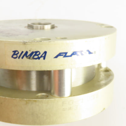 Bimba F0-1251 Flat-1 Stainless Pneumatic Cylinder 1" Stroke 4" Bore