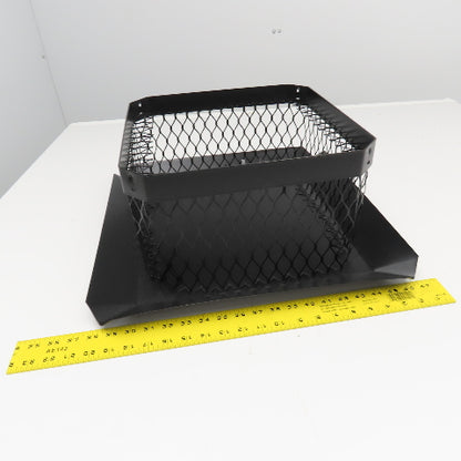 Shelter SC1313 Black Powder Coat Finish Square Screened Chimney Cover 13" x 13"