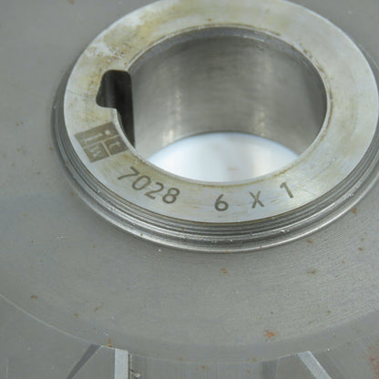 ITW 5-15/16" x 1" Side Milling Cutter Staggered 24 Tooth 1-1/4" Arbor