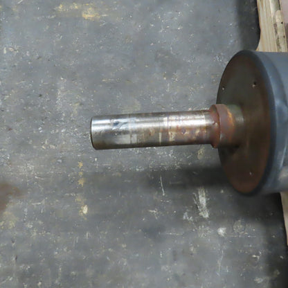 55" W x 7-1/2" OD Heavy Duty Rubber Clad Sander Roller 66-1/2" OAW 1.935" Shaft