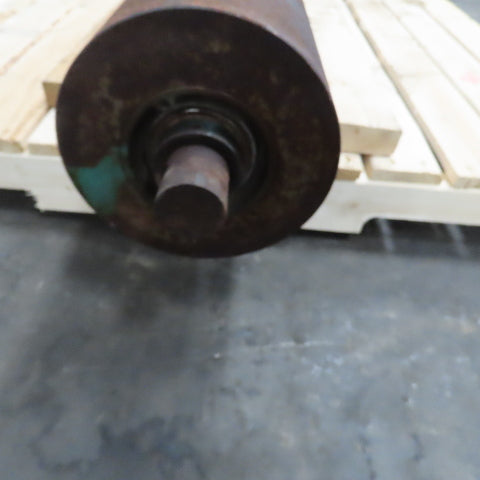 53" W x 7-3/4" OD Heavy Duty Steel Sander Roller 57-1/2" OAW 1-3/4" Shaft