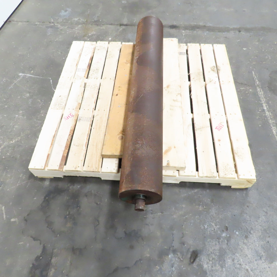53" W x 7-3/4" OD Heavy Duty Steel Sander Roller 57-1/2" OAW 1-3/4" Shaft