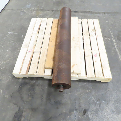 53" W x 7-3/4" OD Heavy Duty Steel Sander Roller 57-1/2" OAW 1-3/4" Shaft