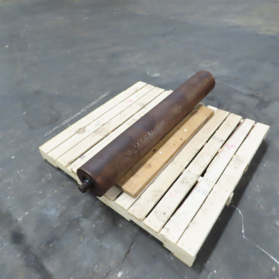 53" W x 7-3/4" OD Heavy Duty Steel Sander Roller 57-1/2" OAW 1-3/4" Shaft