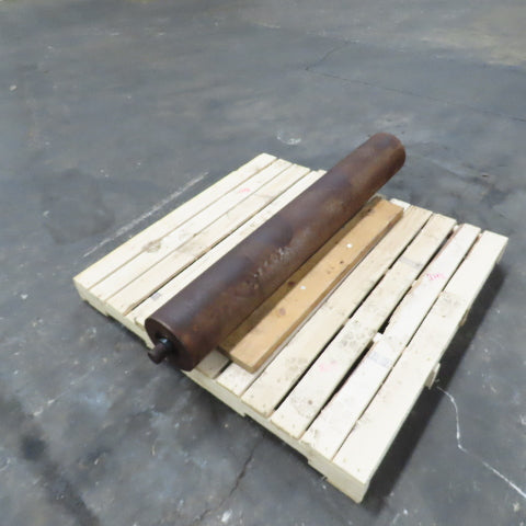 53" W x 7-3/4" OD Heavy Duty Steel Sander Roller 57-1/2" OAW 1-3/4" Shaft