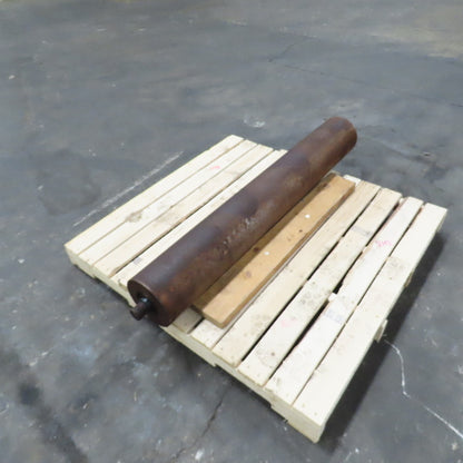 53" W x 7-3/4" OD Heavy Duty Steel Sander Roller 57-1/2" OAW 1-3/4" Shaft