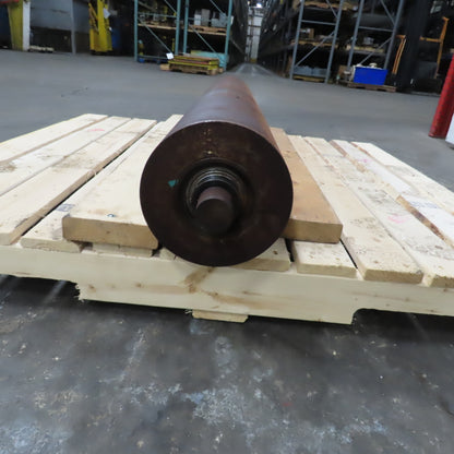 53" W x 7-3/4" OD Heavy Duty Steel Sander Roller 57-1/2" OAW 1-3/4" Shaft