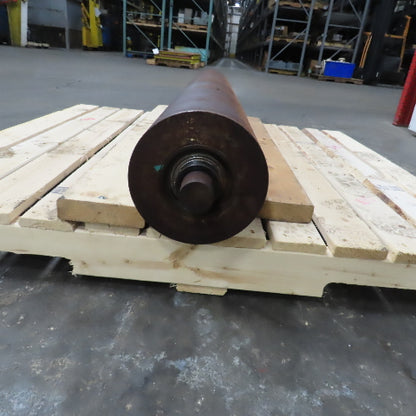 53" W x 7-3/4" OD Heavy Duty Steel Sander Roller 57-1/2" OAW 1-3/4" Shaft