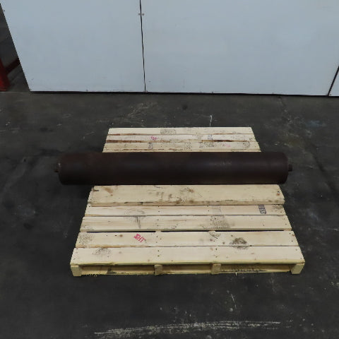 53" W x 7-3/4" OD Heavy Duty Steel Sander Roller 57-1/2" OAW 1-3/4" Shaft