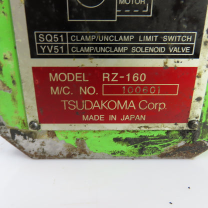 Tsudakoma RZ-160 CNC Rotary Indexer 200V Only 3PH
