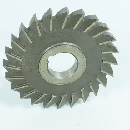 ITW 5" x 1/2" Side Milling Cutter Staggered 24 Tooth 1-1/4" Arbor
