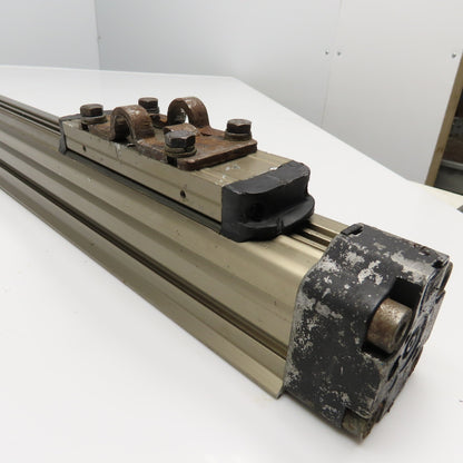 Numatics S1011320041A00 Pneumatic Rodless Cylinder Slide 41" Stroke 32mm Bore