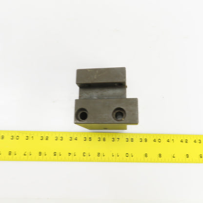 Bolt Down Coolant Fed CNC Lathe Turret Tool Holder 22mm Shank 105mm x 70mm Base