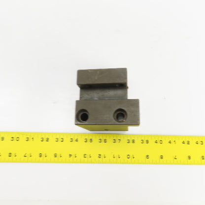 Bolt Down Coolant Fed CNC Lathe Turret Tool Holder 22mm Shank 105mm x 70mm Base