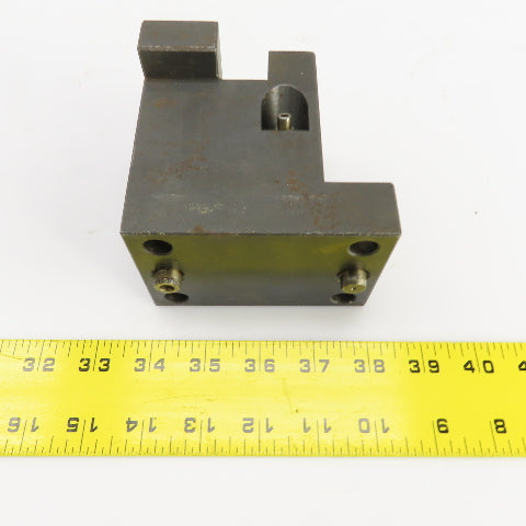 Bolt Down Coolant Fed CNC Lathe Turret Tool Holder 22mm Shank 105mm x 70mm Base