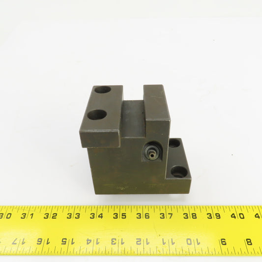 Bolt Down Coolant Fed CNC Lathe Turret Tool Holder 22mm Shank 105mm x 70mm Base