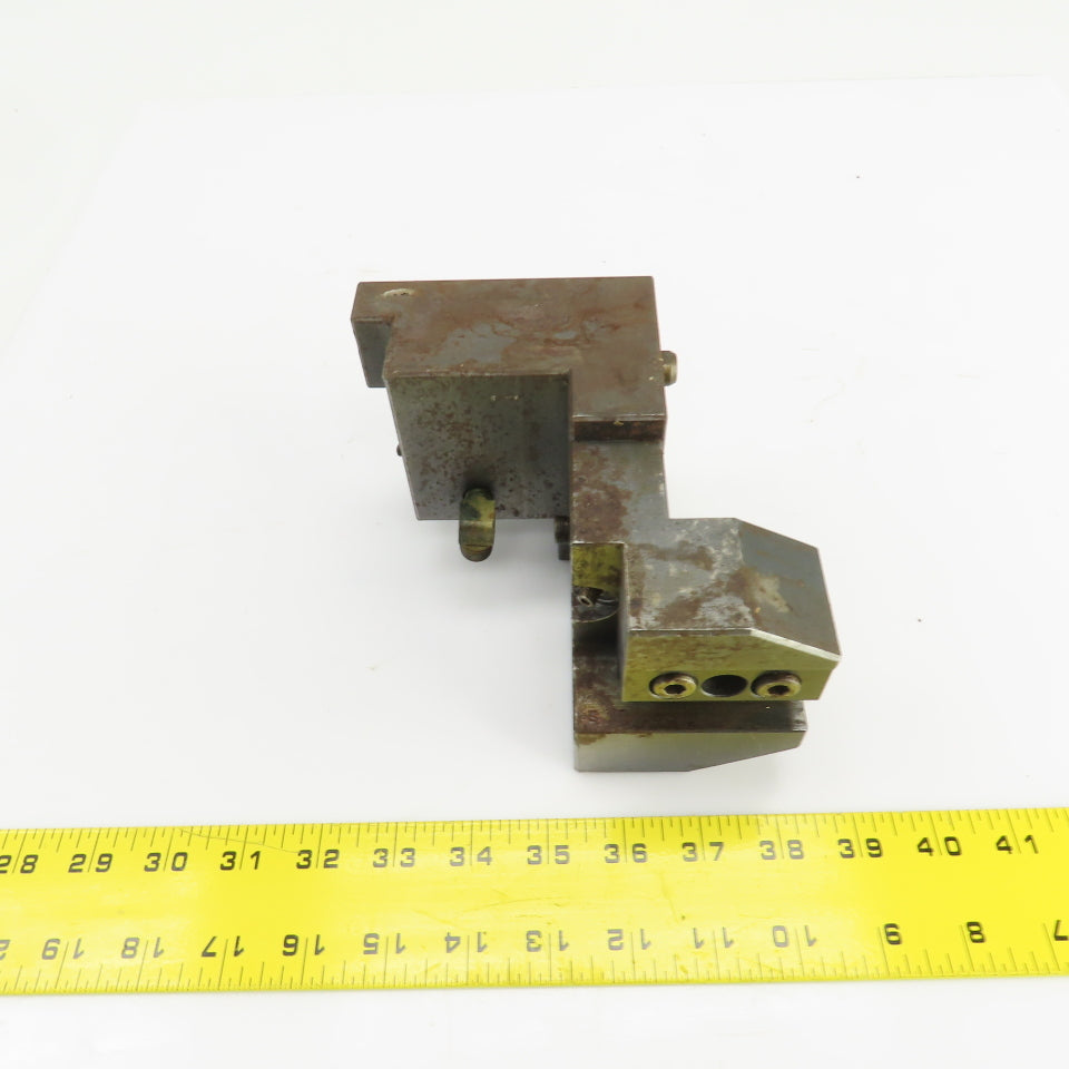 Double Bar Coolant Fed CNC Lathe Turret Tool Holder 22mm Shank 105mm x 70mm Base