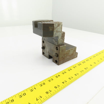 Double Bar Coolant Fed CNC Lathe Turret Tool Holder 22mm Shank 105mm x 70mm Base