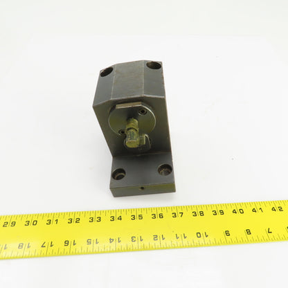 Bolt Down Coolant Fed Lathe Turret Round Tool Holder 1.25" Shank 125mmx82mm Base