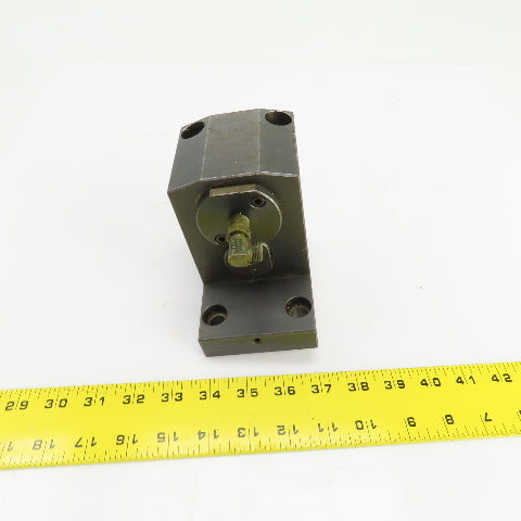 Bolt Down Coolant Fed Lathe Turret Round Tool Holder 1.25" Shank 125mmx82mm Base