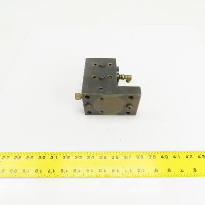Bolt Down Coolant Fed Lathe Turret Round Tool Holder 1.25" Shank 125mmx82mm Base
