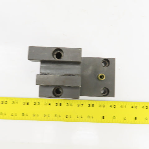Bolt Down Coolant Fed Lathe Turret Round Tool Holder 22mm Shank 145mm x82mm Base