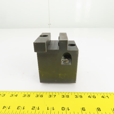 Bolt Down Coolant Fed Lathe Turret Round Tool Holder 22mm Shank 145mm x82mm Base