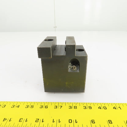 Bolt Down Coolant Fed Lathe Turret Round Tool Holder 22mm Shank 145mm x82mm Base