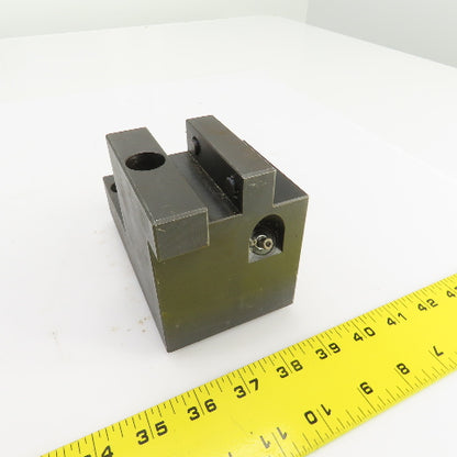 Bolt Down Coolant Fed Lathe Turret Round Tool Holder 22mm Shank 145mm x82mm Base