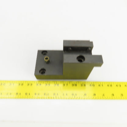 Bolt Down Coolant Fed Lathe Turret Round Tool Holder 22mm Shank 145mm x82mm Base